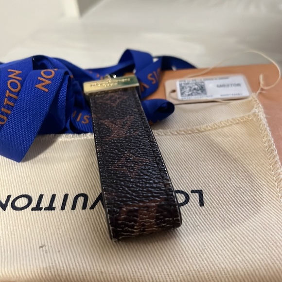 Louis Vuitton Brown Monogram Dragonne Key Holder Key Ring / key Chain - Picture 3 of 7